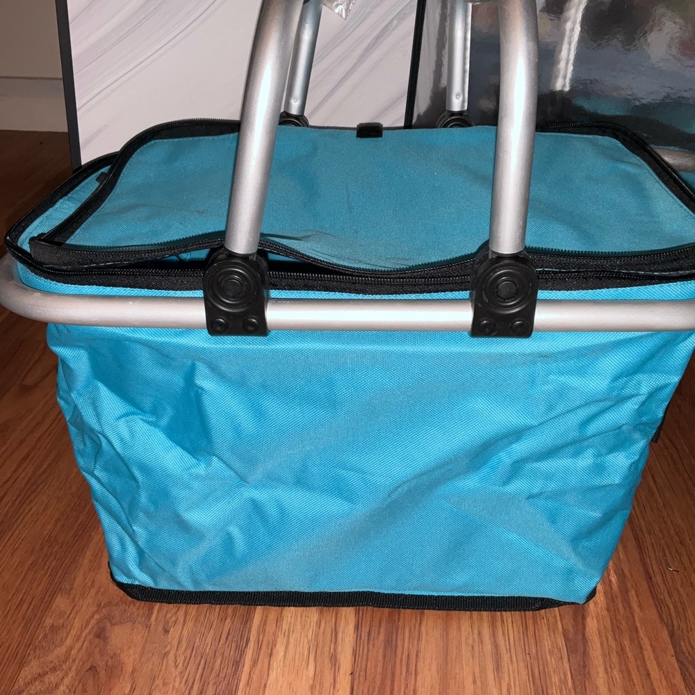 Vinyl Picnic Basket - New